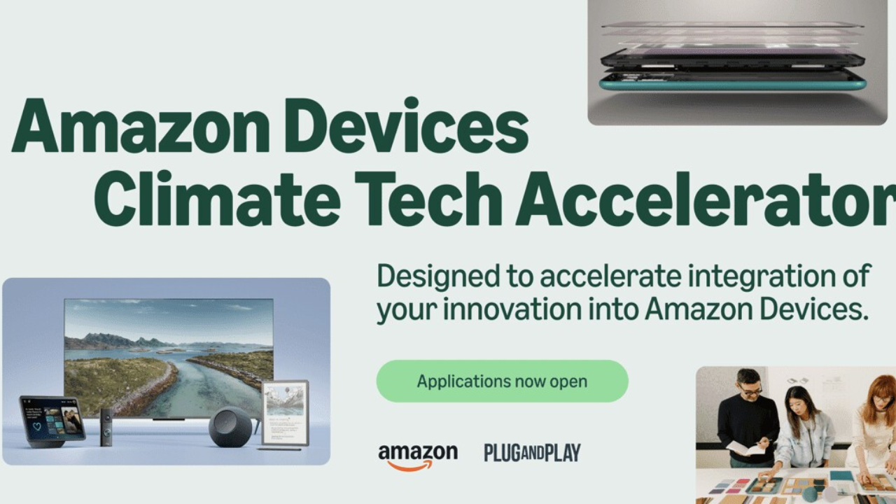 Amazon Devices Climate Tech Accelerator (2026 Cohort)